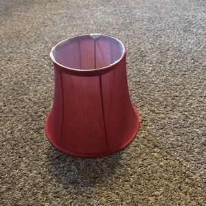 Elegant Red Lampshade